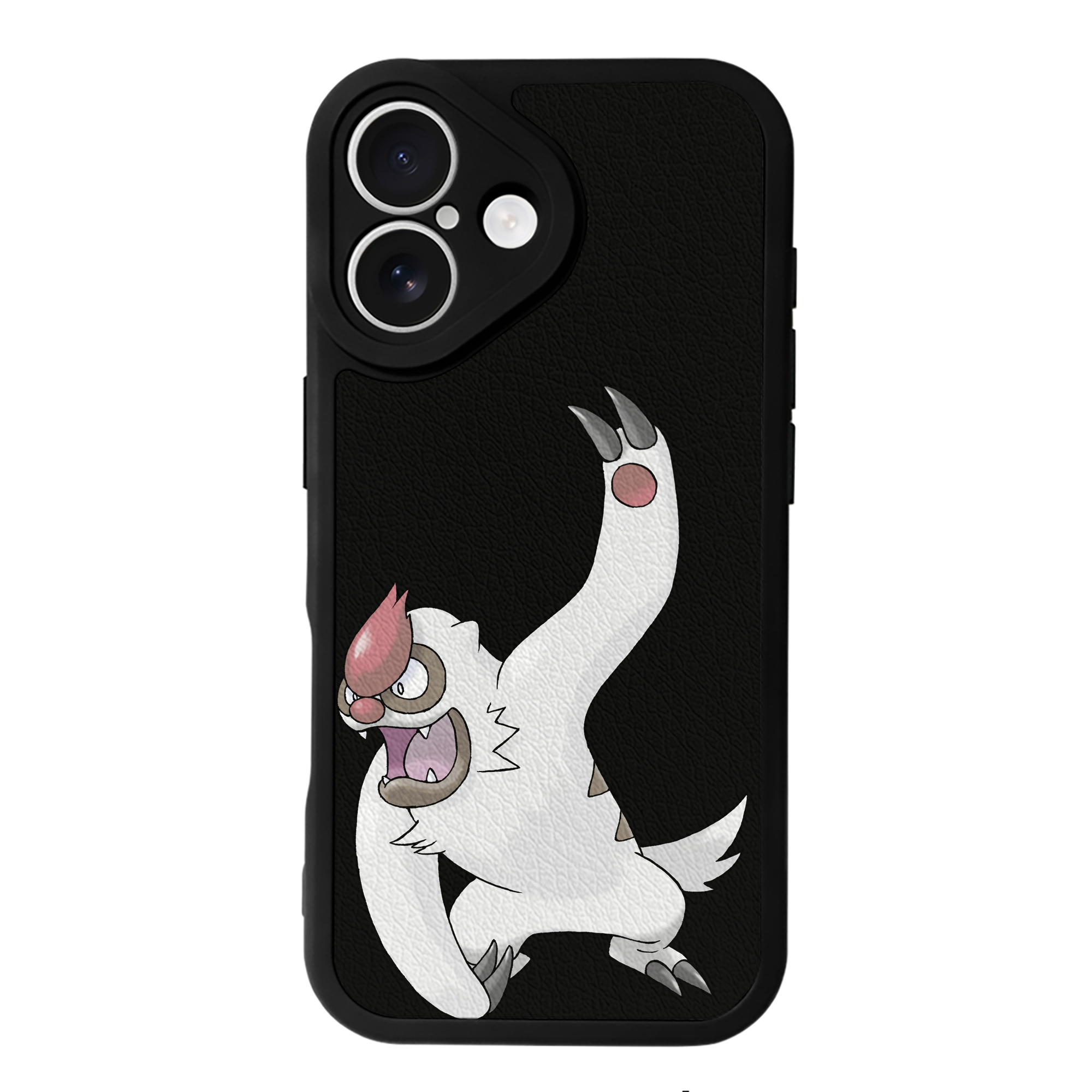 （画像用） ポケットモンスター Pokémon 【iPhone 16シリーズ対応】シリコンスマホケース（レザー調） 材質：シリコン